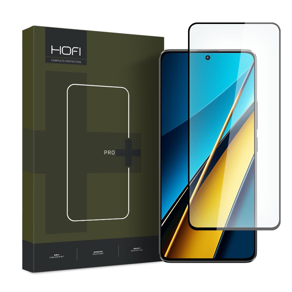Xiaomi Poco X6 5G Hofi Glass Pro+ Hybrid temperált üvegfólia fekete