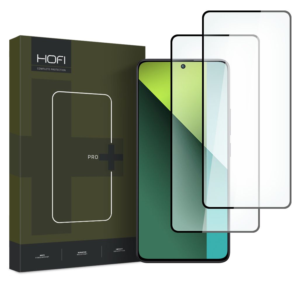 Xiaomi Redmi Note 13 5G Hofi Glass Pro+ Hybrid 2db temperált üvegfólia fekete