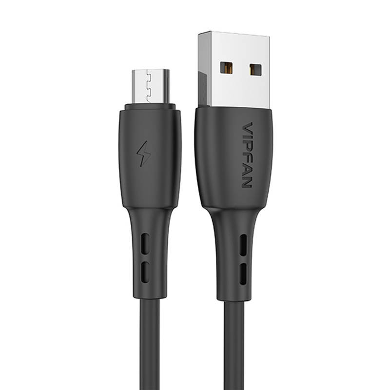 Vipfan Racing X05 USB-A - Micro USB kábel 3A, 1m (fekete)