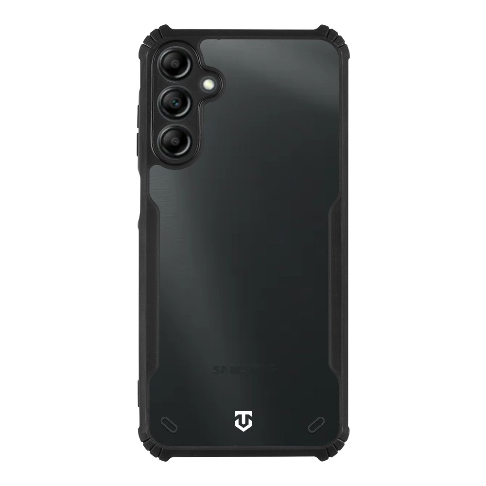 Samsung Galaxy A15 4G/5G Tactical Quantum Stealth tok átlátszó fekete kerettel
