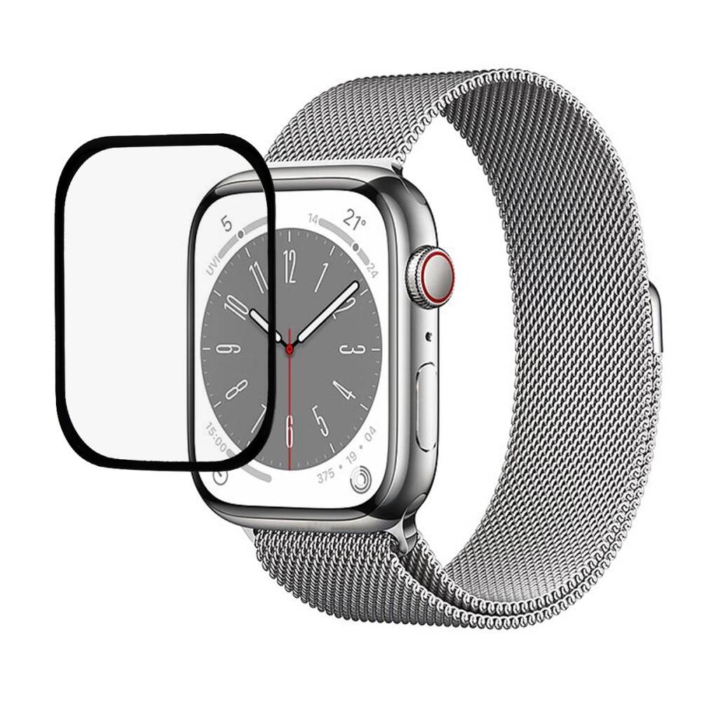 Apple Watch 7/8/9 (45mm) kijelzővédő üvegfólia 5D