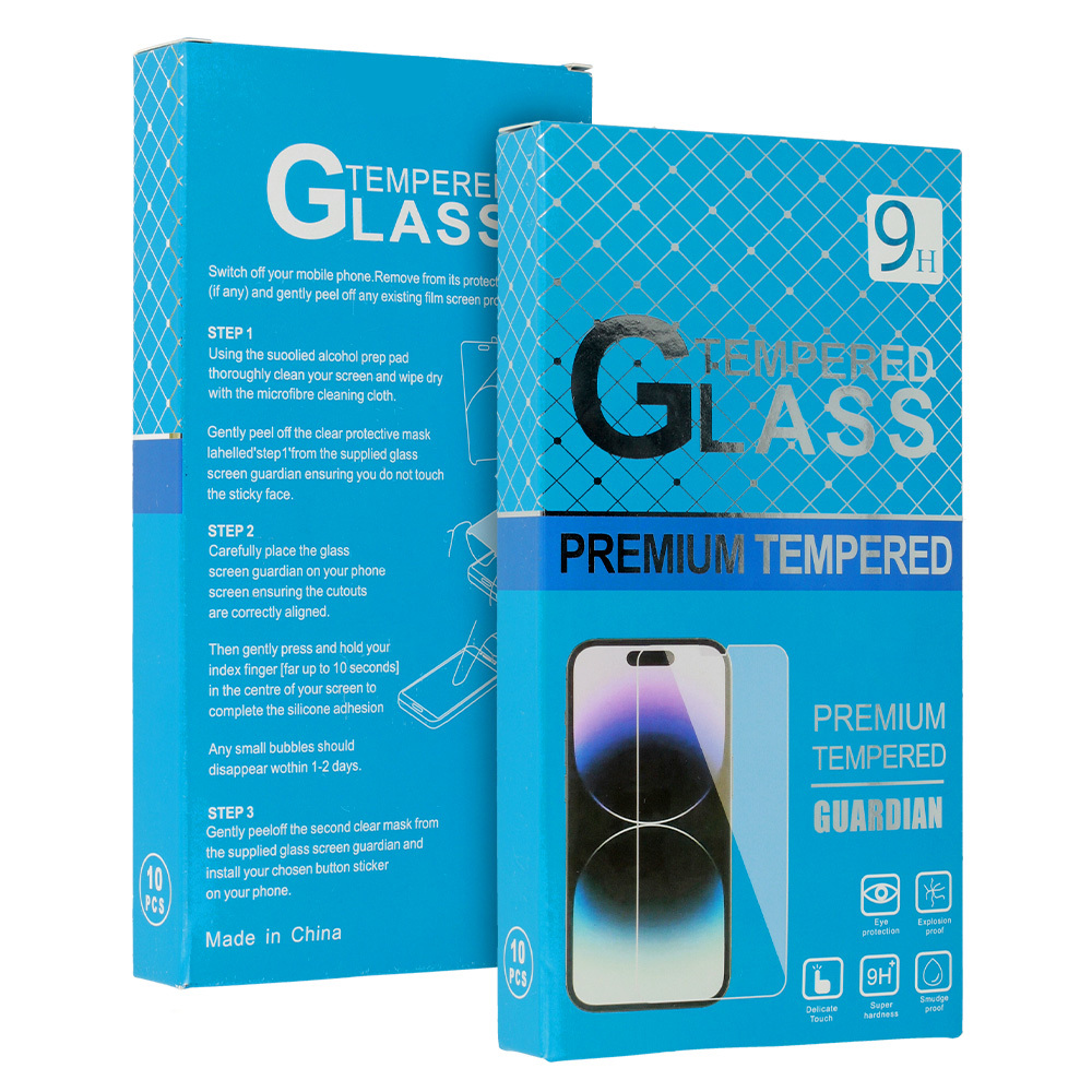 Samsung Galaxy S24 Blue Multipak kijelzővédő üvegfólia 10 db (ujjlenyomat feloldással)