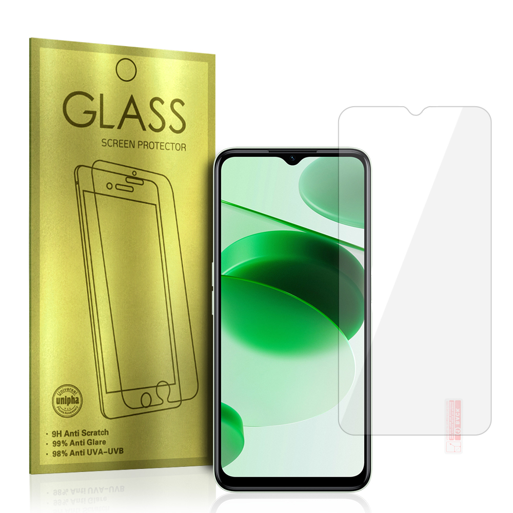 REALME C35 Glass Gold Kijelzővédő Üvegfólia