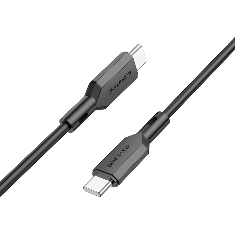 Borofone BX70 USB-C - USB-C kábel 60W 3A 1m fekete