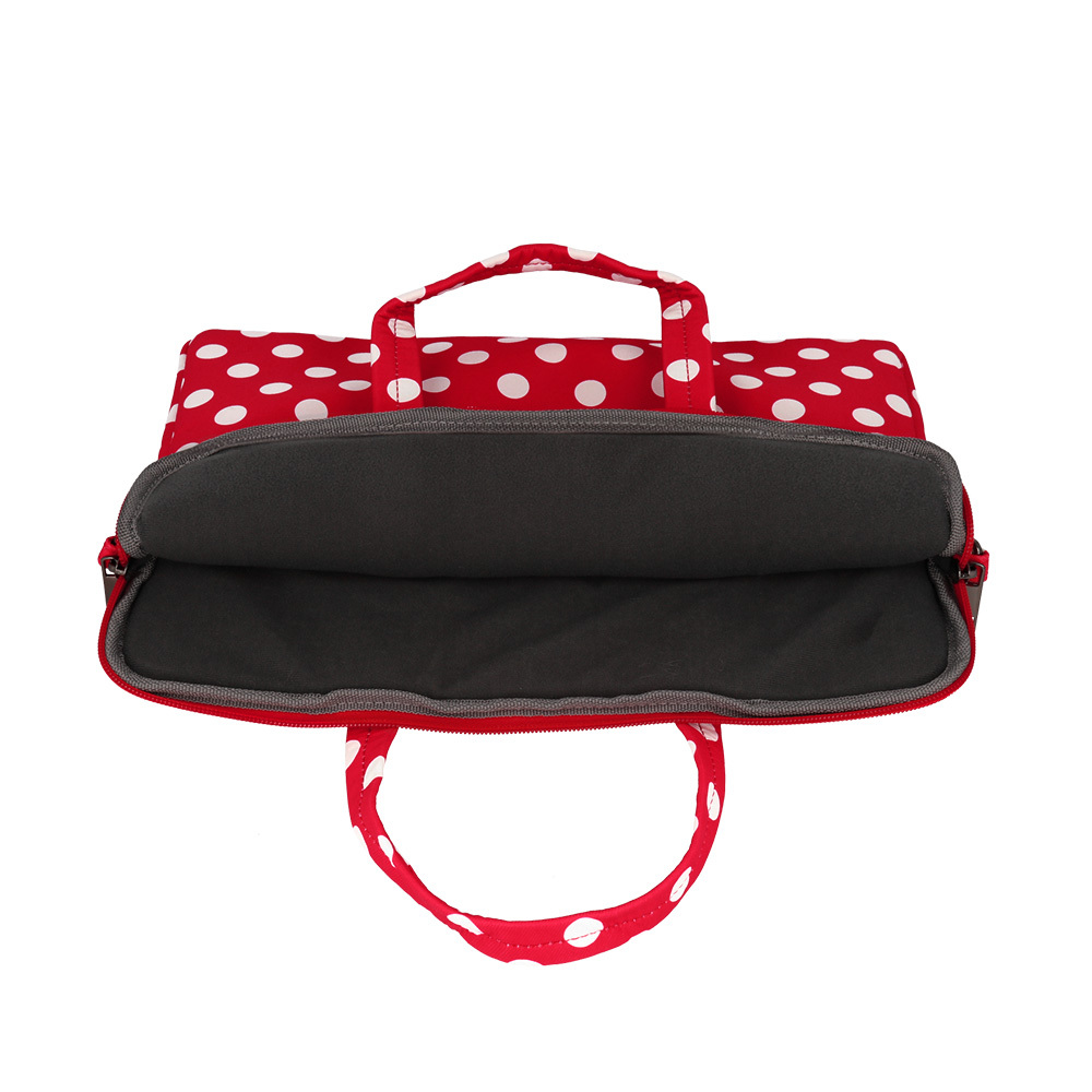 Wonder Briefcase Laptop 17 hüvelykes piros pöttyös - 5