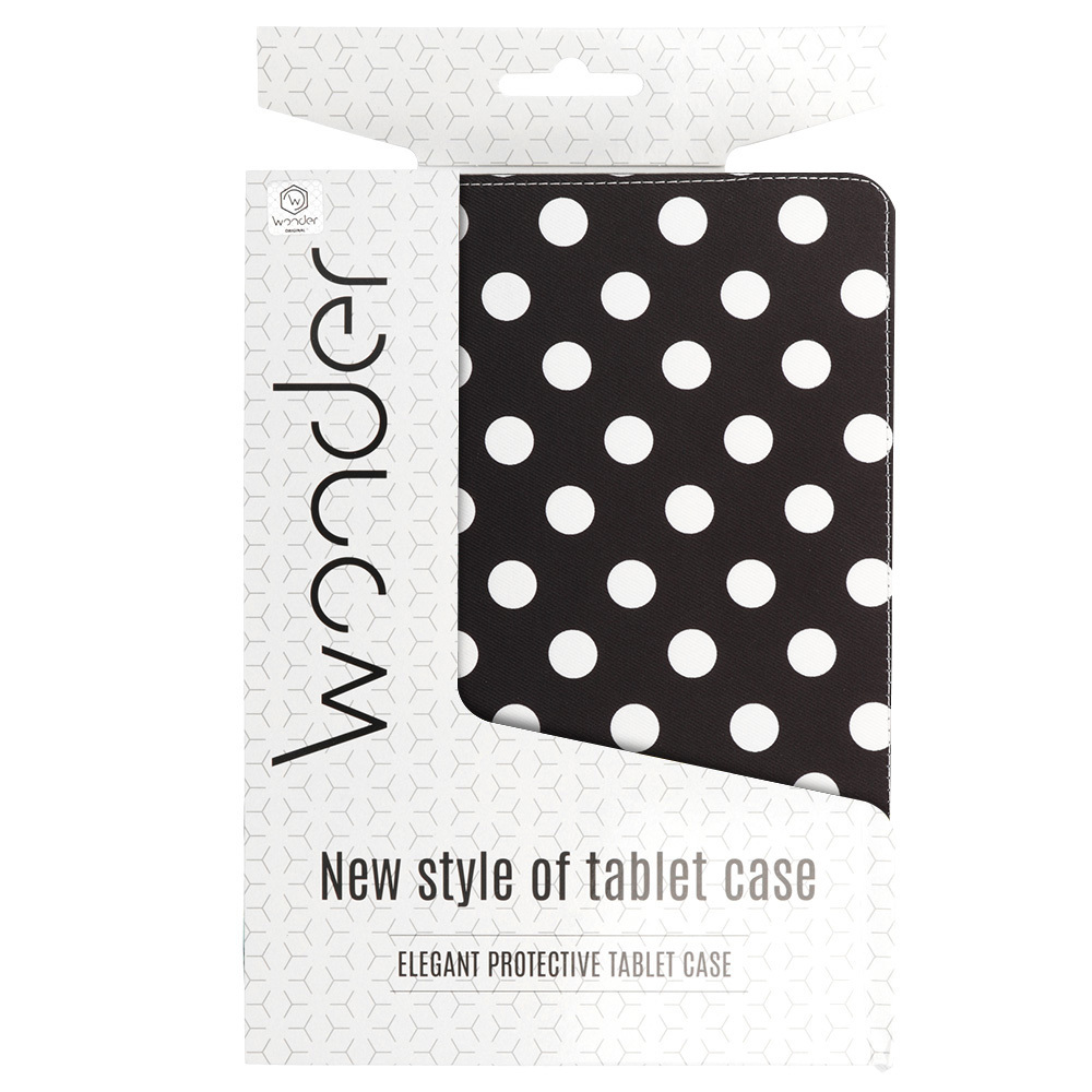 Wonder Canvas Tablet Tok 10 inches fekete pöttyös - 9