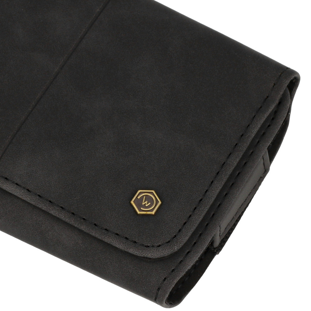 WONDER Max Belt tok (XL MÉRET) Iphone 15 Pro Max/Samsung A54 5G/A52/S24 Plus/S20 FE fekete (167x83 mm) - 4