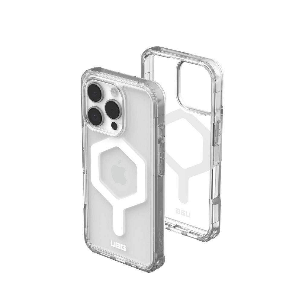Case (UAG) Urban Armor Gear Plyo kompatibilis MagSafe-fel iPhone 16 Pro jég / fehér tok - 3