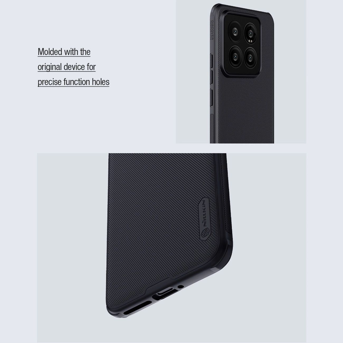 Nillkin Super Frosted Shield Pro Mágneses tok Xiaomi 14 Pro - fekete - 16