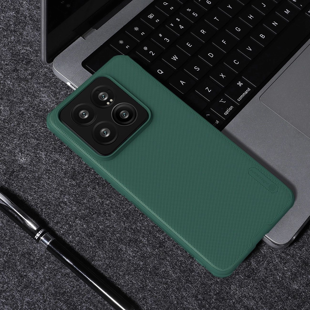 Nillkin Super Frosted Shield Pro Mágneses tok Xiaomi 14 Pro - fekete - 17