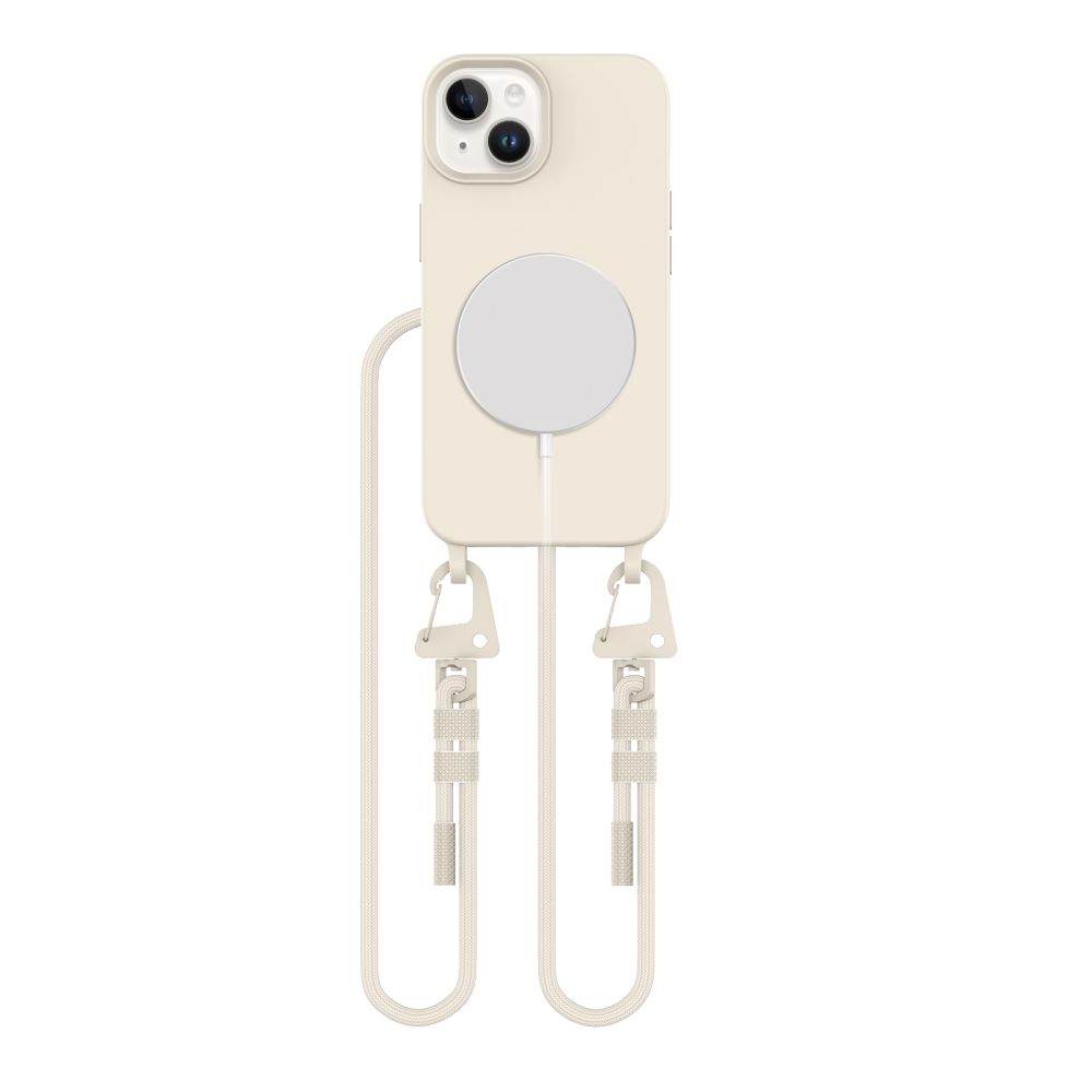 Tech-protect Magnecklace Magsafe Iphone 14 Cosmic Latte Tok - 2