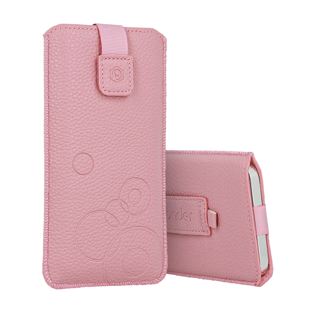 WONDER Deko Pouch tok (M méret) Iphone 5/Nokia 215 4G/225/5310 2020 pink