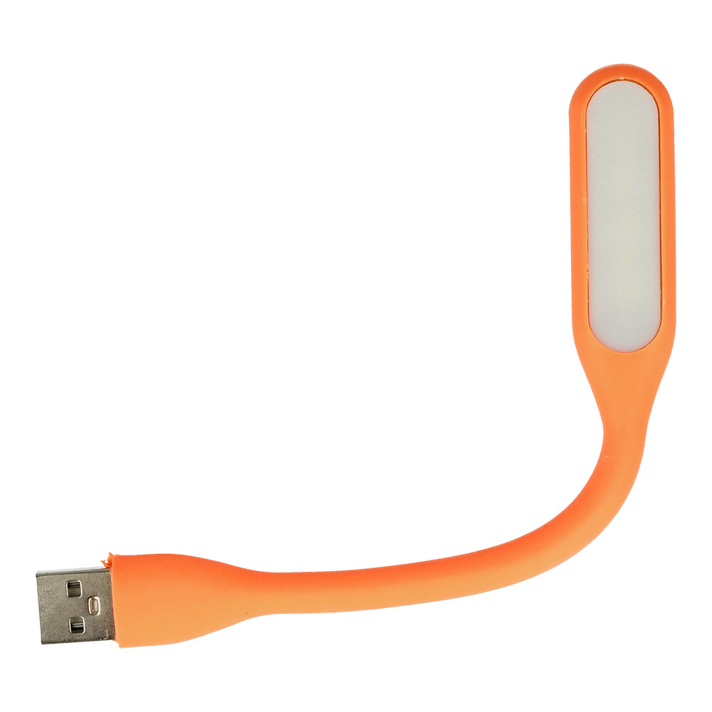 Mini LED Lámpa Szilikon USB Narancs - 3
