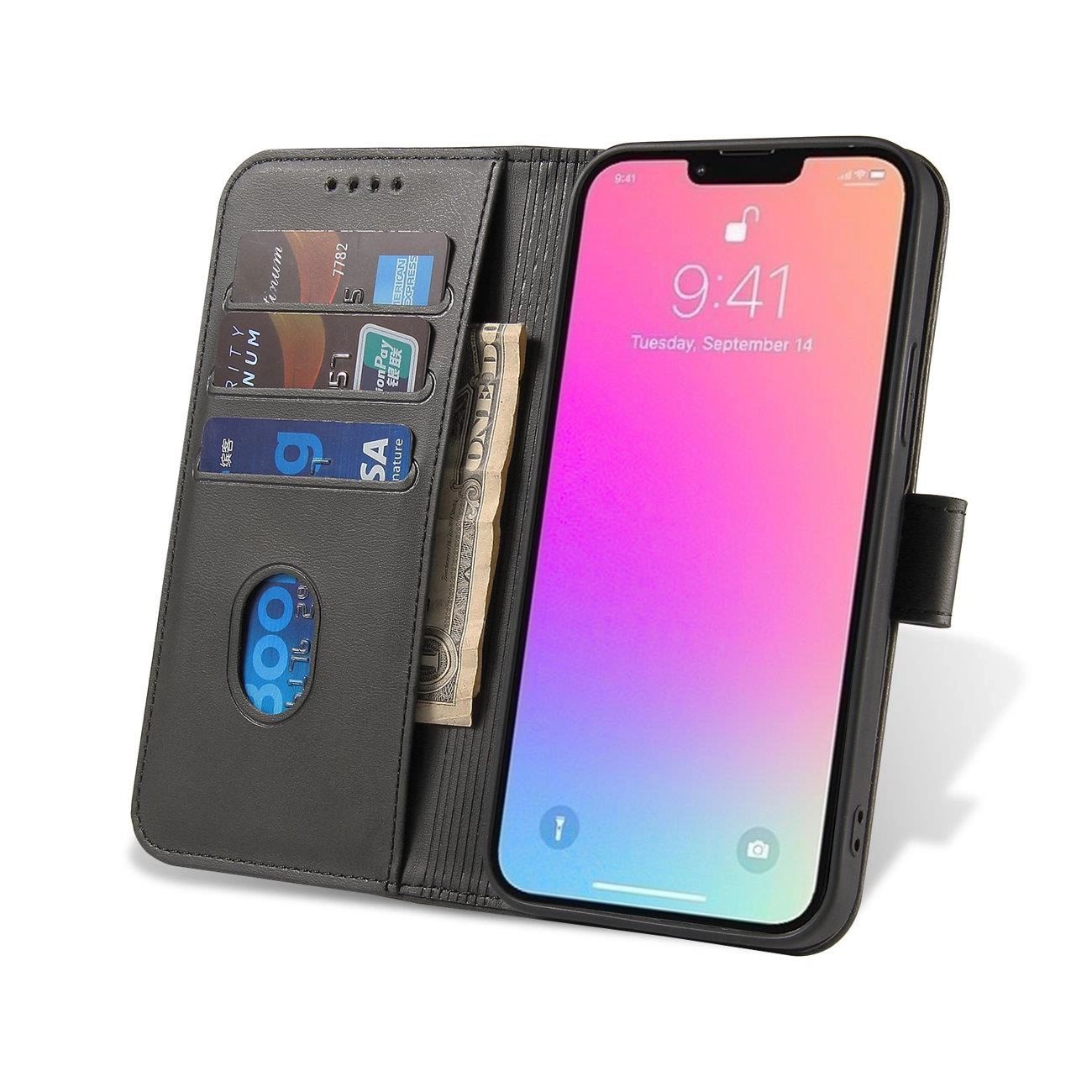 Magnet Case fliptok tok Oppo A17-hez fekete - 7