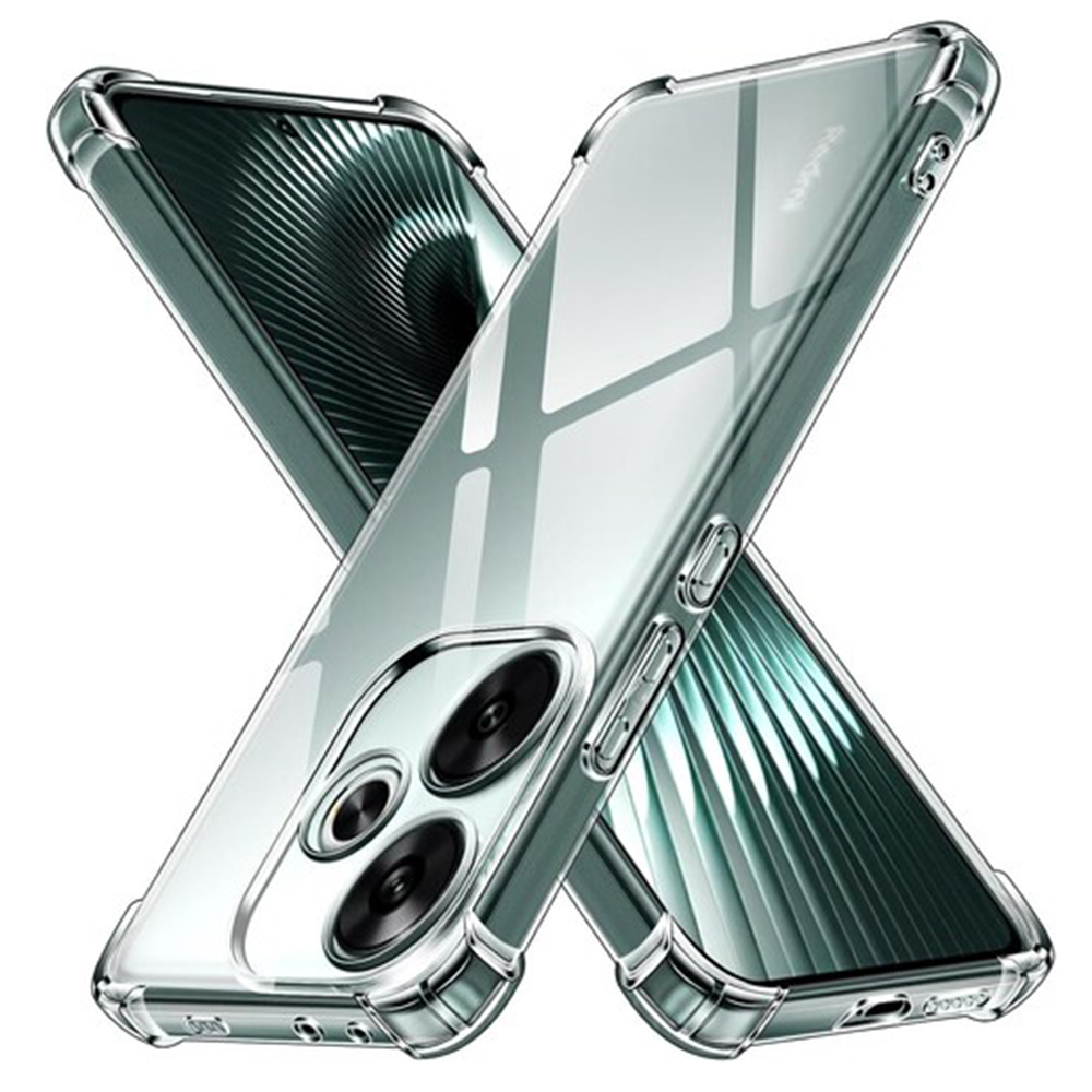  Techsuit - Ütésálló Átlátszó Szilikon - Xiaomi Redmi 13 / Poco M6 4G - Átlátszó tok - 1