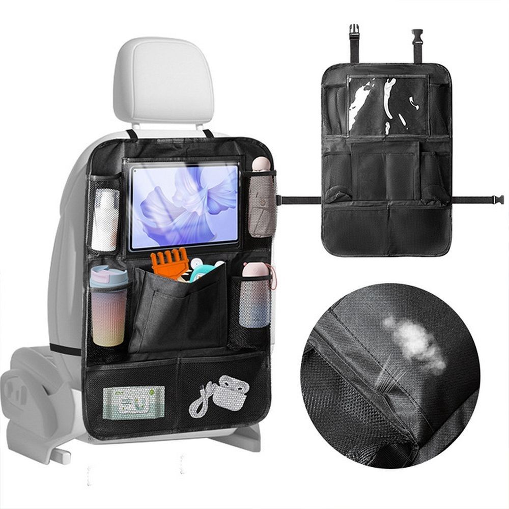 Elülső ülésekhez való autós rendező rekeszekkel BY-1298 fekete - 3