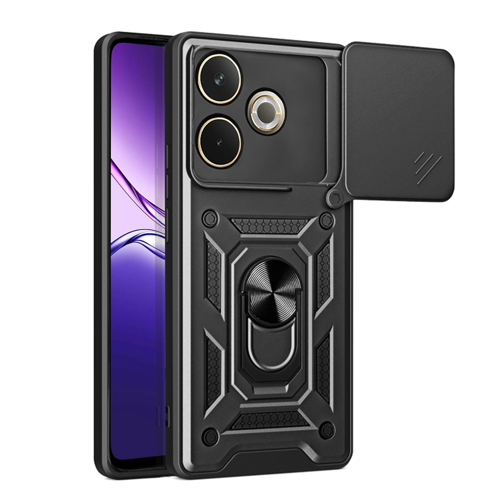  Techsuit - CamShield sorozat - Oppo A5 Pro 4G / A5 Pro 5G - Fekete tok