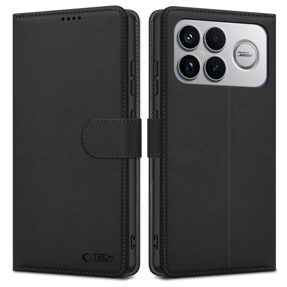 Xiaomi Poco F8 Ultra Tech-protect Wallet tok fekete