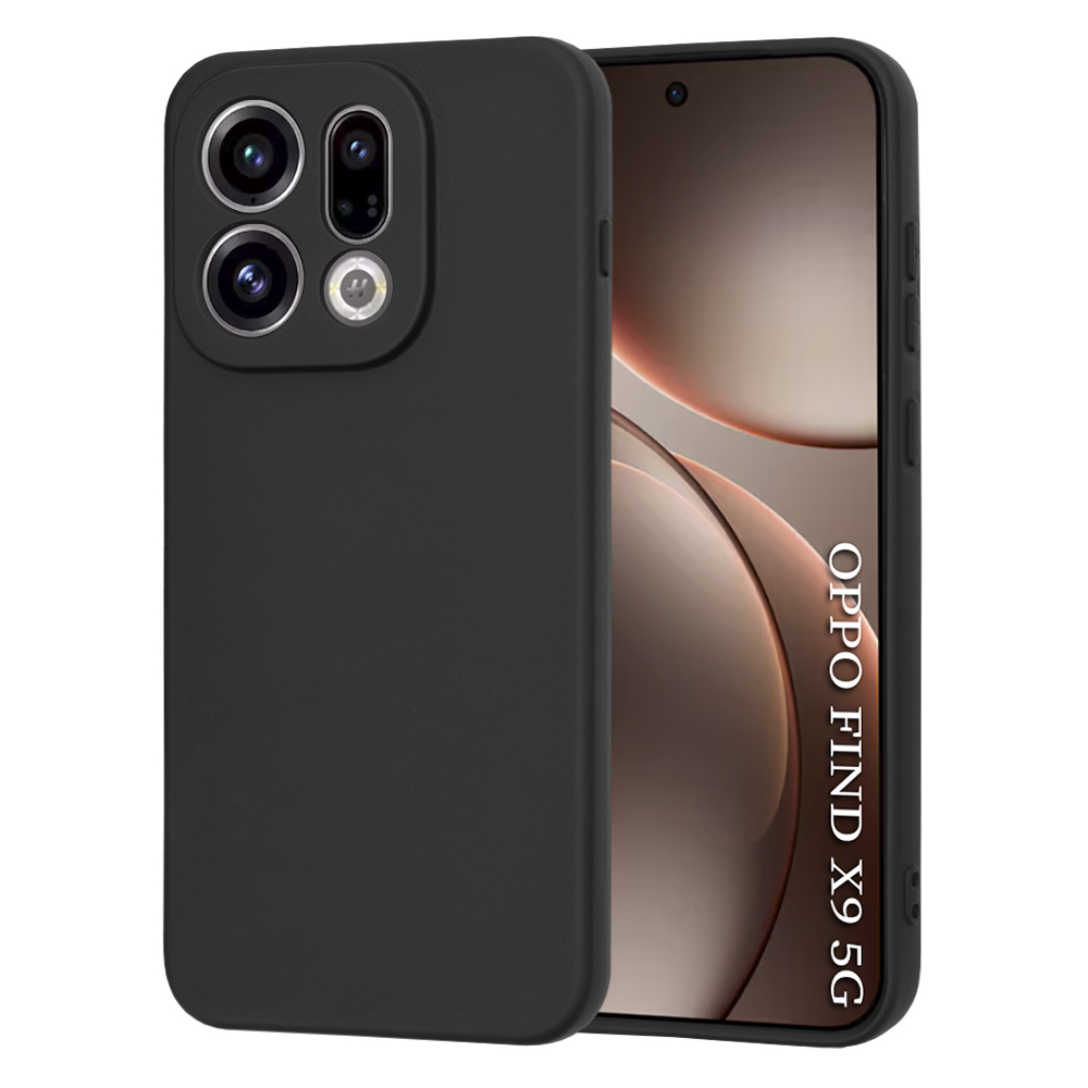 Oppo Find X9 Techsuit - SoftFlex - Black tok