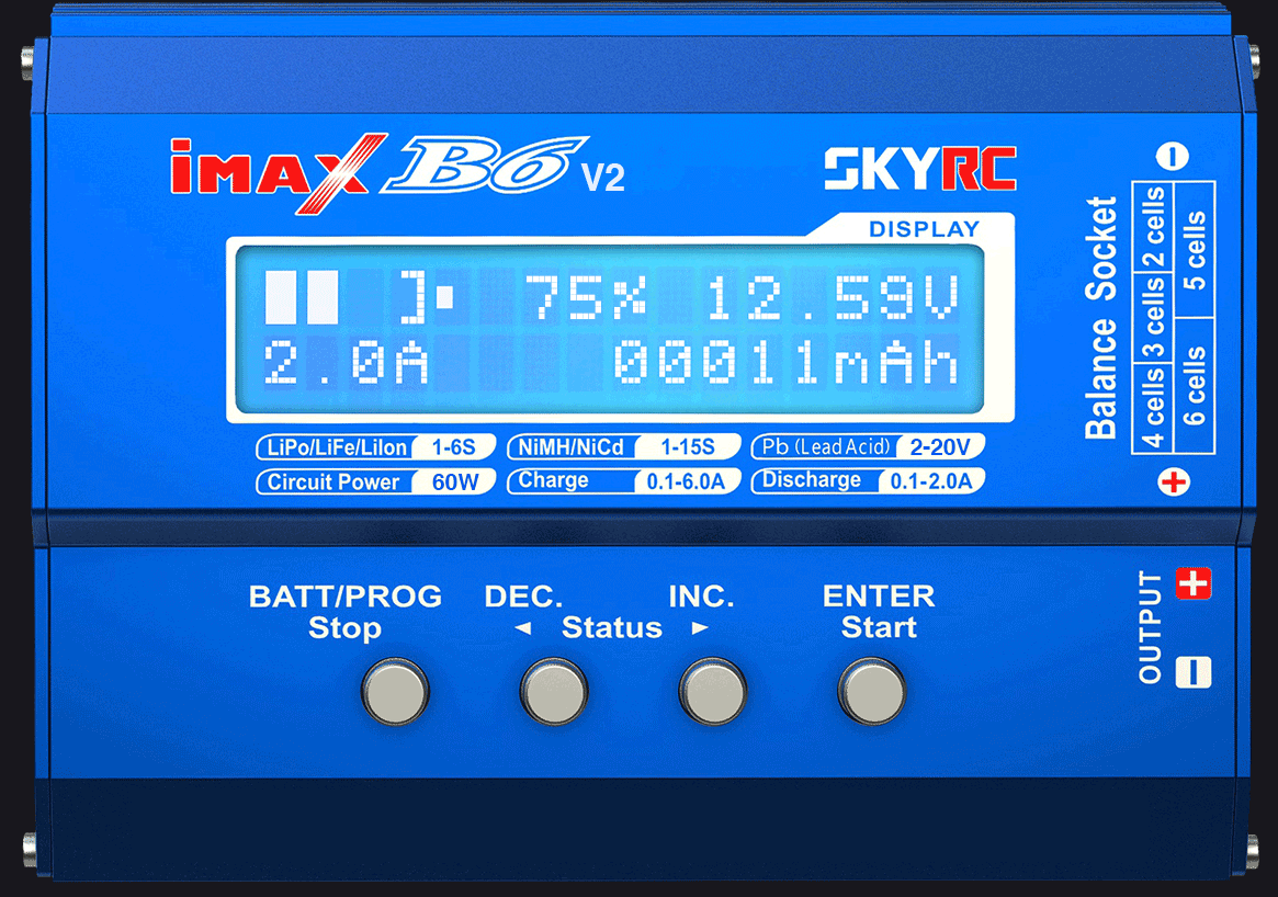 SkyRC iMax B6 V2 töltő - 4