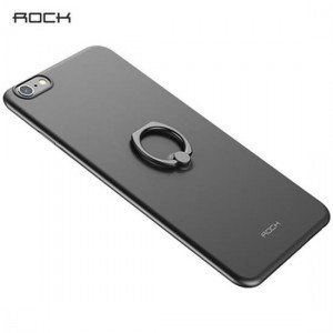 iPhone 7/8/SE 2020 / SE 2022 ROCK Ring Holder PP tok gyűrű alakú tartóval fekete színben