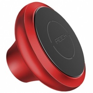 ROCK Mágneses műszerfalra helyezhető telefontartó piros színben