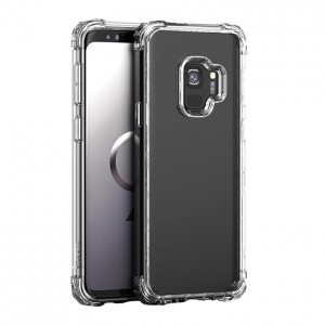 IPAKY Crystal PC tok TPU kerettel Samsung S9 áttetsző