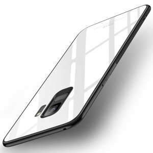MSVII üveg hátlapú tok Samsung S9 G960 fehér színben