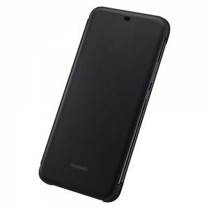 Huawei fliptok kártyatartóval Huawei Mate 20 Lite fekete színben
