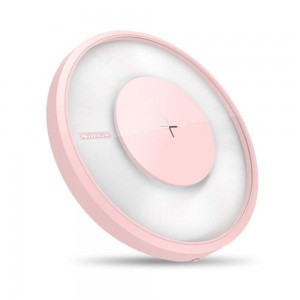 Nillkin Magic Disc vezeték nélküli Qi gyorstöltő pink színben