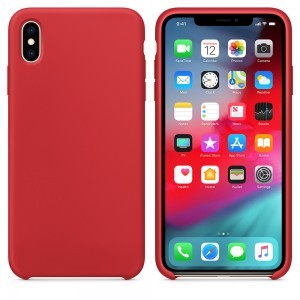 iPhone XS MAX Szilikon tok piros