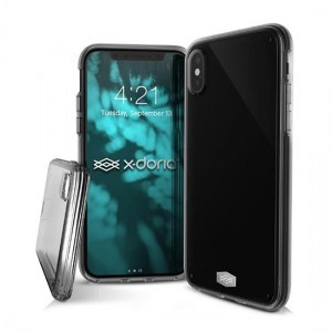X-Doria Clear tok iPhone XR fekete ütésálló