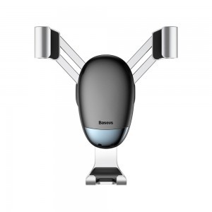 Baseus Mini Gravity szellőzőre erősíthető autós telefontartó ezüst