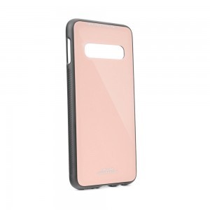Forcell 9H üveg hátlapú tok Samsung S10 Pink