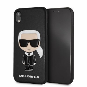 iPhone XS MAX tok fekete Karl Lagerfeld Iconic
