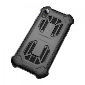 Baseus Cold fokozott védelmet biztosító tok szellőző nyílásokkal iPhone XR fekete