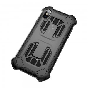 Baseus Cold fokozott védelmet biztosító tok szellőző nyílásokkal iPhone XS MAX fekete