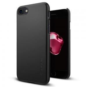 iPhone 7 /8 / SE 2020 /SE 2022 Spigen Thin Fit ultravékony tok fekete színben