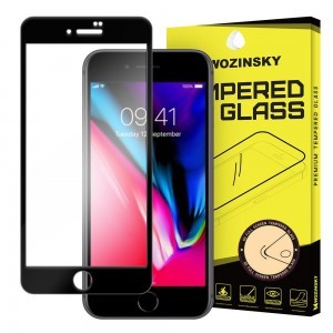 Wozinsky 9H kijelzővédő üvegfólia iPhone 7/8 fekete