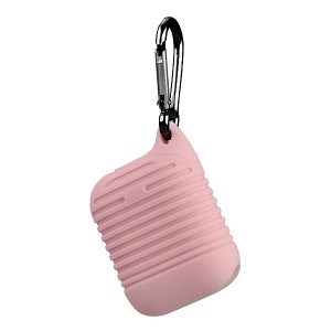 Airpods fokozottan rezgésálló szilikon tok világos pink