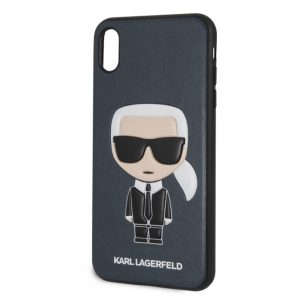 Karl Lagerfeld Iconic tok iPhone XS MAX kék