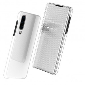 SMD Luxury View fliptok Xiaomi Redmi Note 7 tok ezüst színben