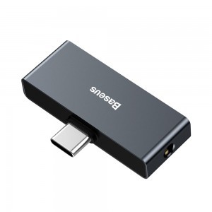 Baseus L57 USB Type-C/ 3.5 Jack audio átalakító adapter fekete