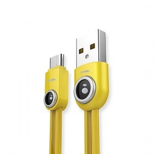 Remax Lemen Micro USB kébel sárga