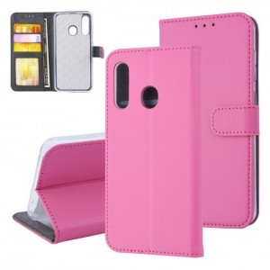 Fliptok kártyatartóval Samsung M40 pink