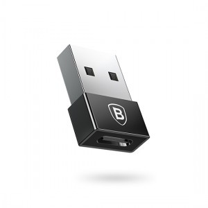Baseus Exquisite Type-C - USB adapter fekete
