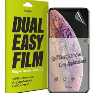 Ringke Dual Easy 2x kijelzővédő PET fólia iPhone 11 Pro/iPhone X/XS