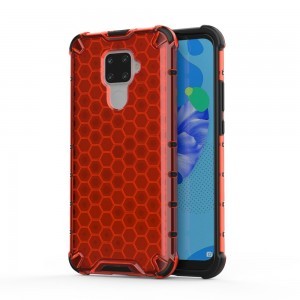 Honeycomb armor TPU tok Huawei Mate 30 Lite piros