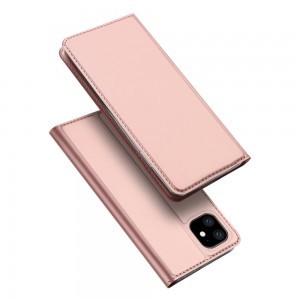 Dux Ducis Skin Pro fliptok iPhone 11 rózsa arany