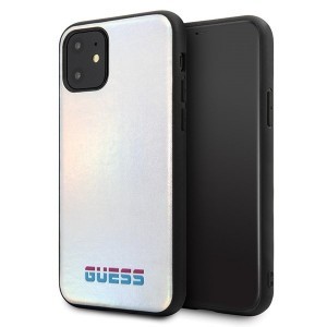 Guess Iridescent tok iPhone 11 Pro Max ezüst (GUHCN65BLD)